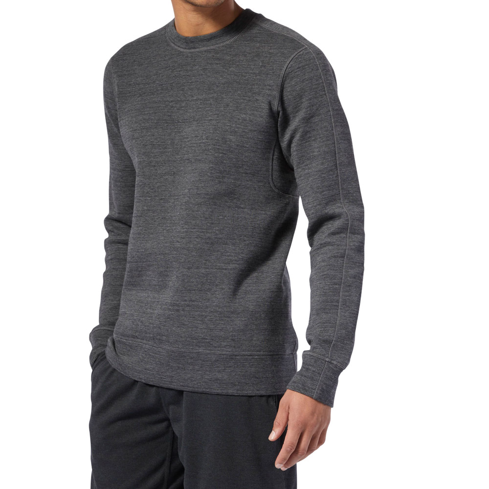 Hanorac pt bărbați Reebok RC Crew Sweat L Gri inchis photo 4